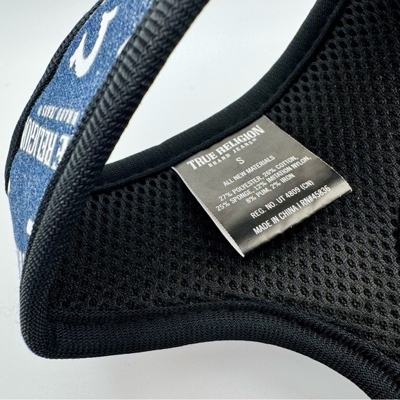 NWOT True Religion No-Pull Dog Harness in Denim Sz Small - Picture 3 of 5